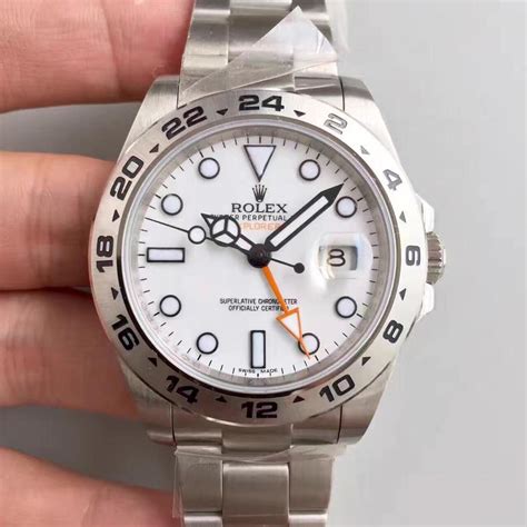 rolex explorer 2 replica vs original